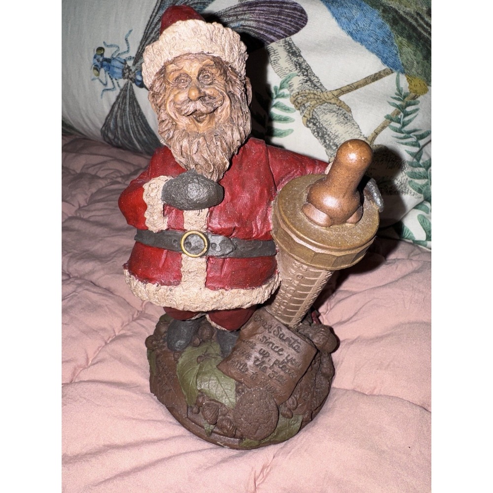 Vtg Tom Clark Gnome Santa Baby Signed Retired Arts & Crafts #5096 Mr. Claus 70